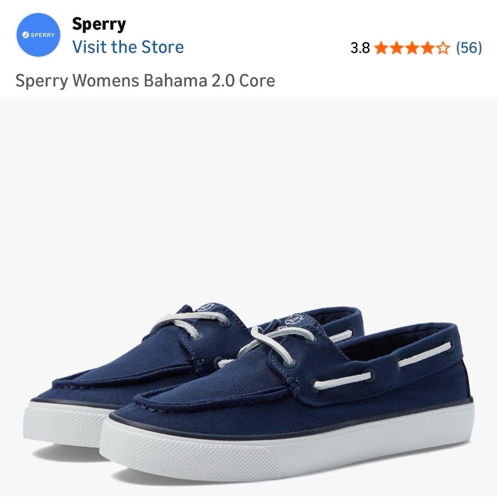 Sperry woman’s Navy Boat Shoes